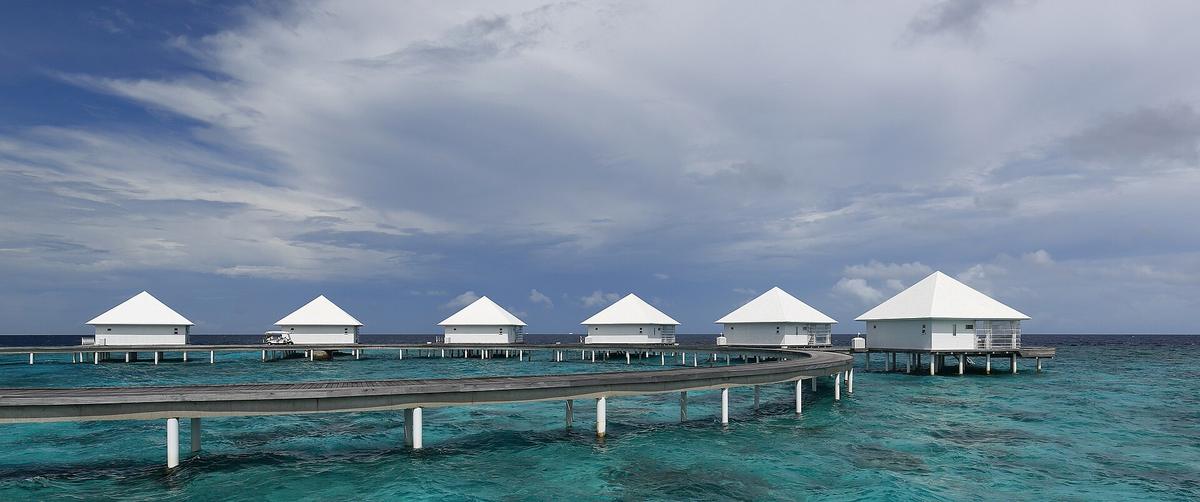 Indian Ocean resort beach villa