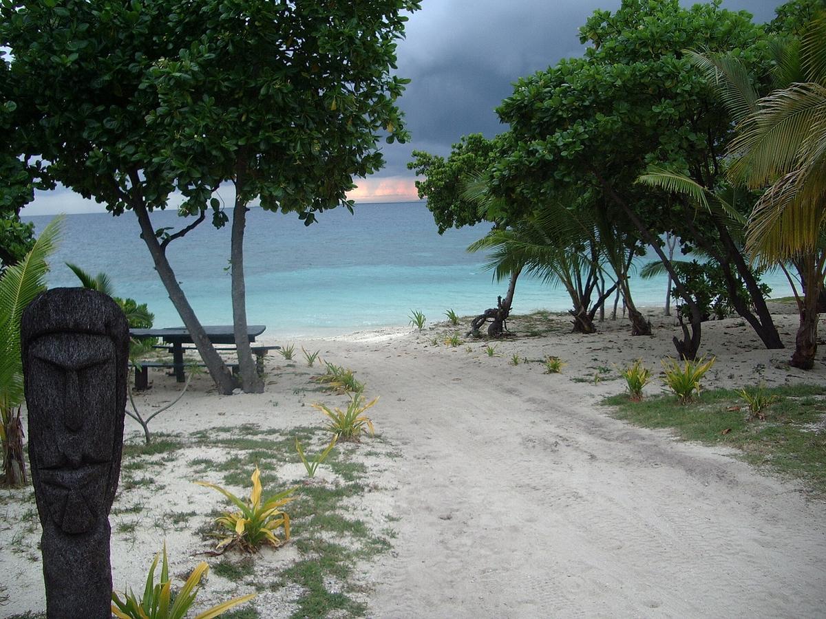 Fiji island resort beach