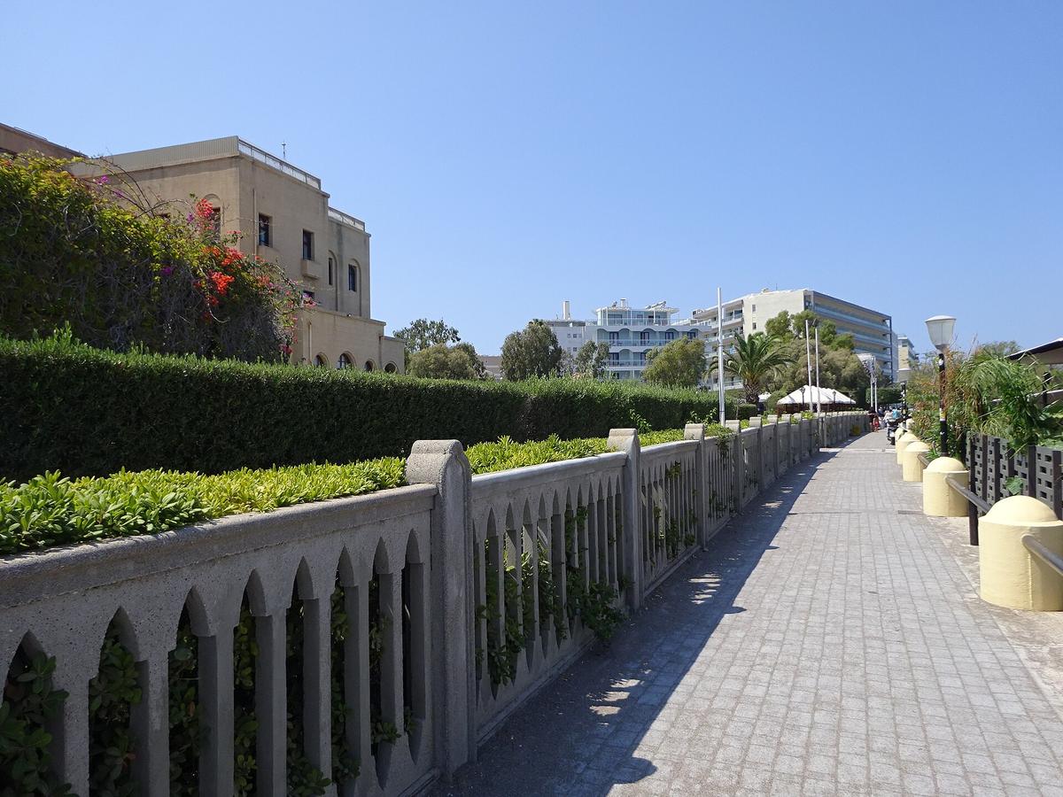 Mediterranean hotel sea view
