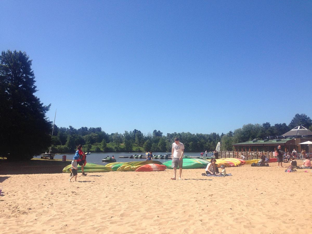 French holiday park pool