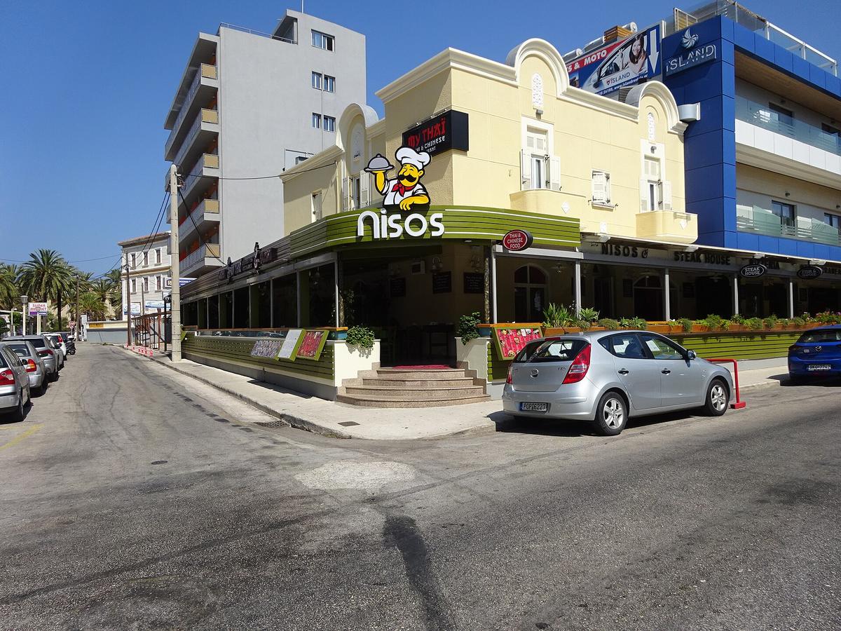 Greek island boutique hotel terrace