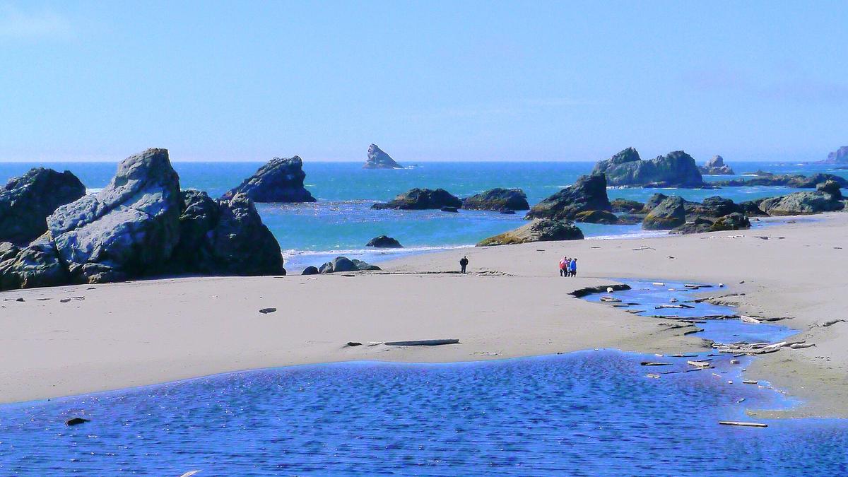 empty beach shoulder season
